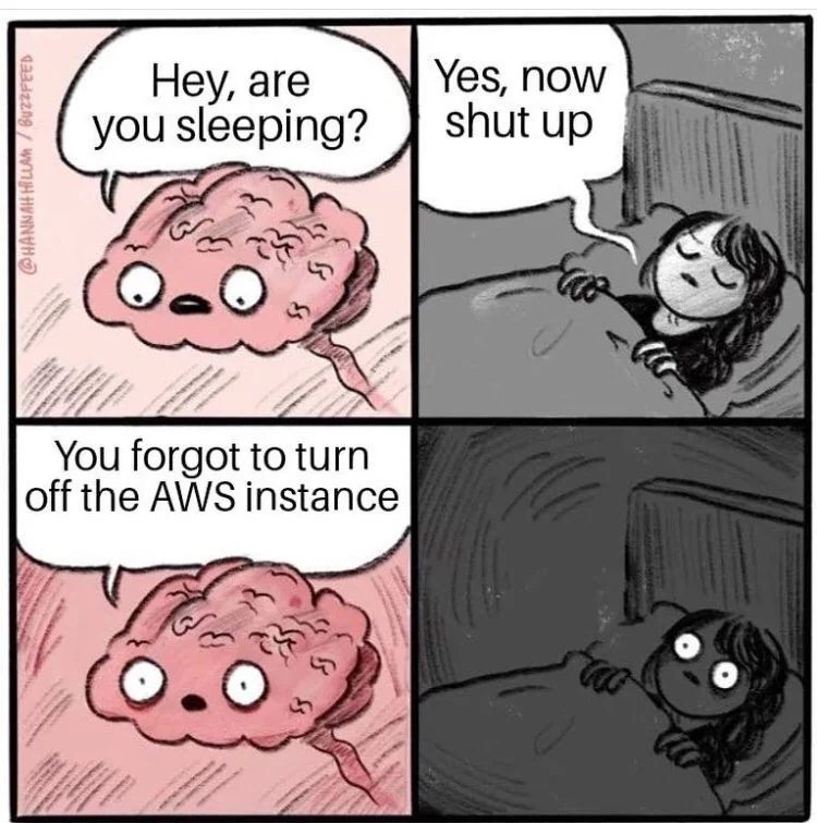 I left the AWS Instance running